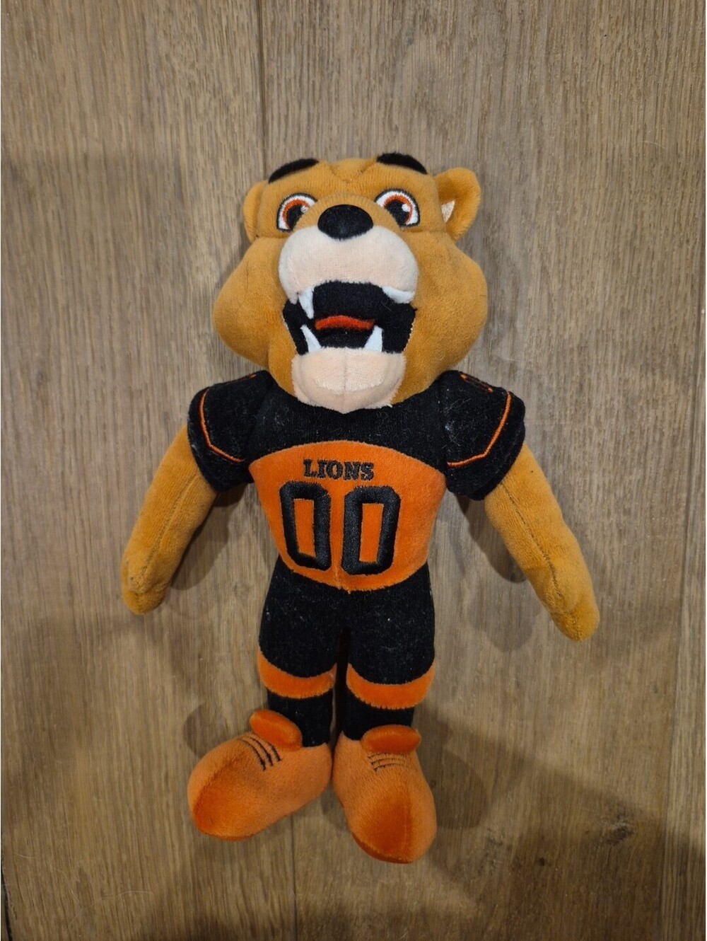 Canada BC Lions CFL Football Leo Mascot Plush Toy 11" W/ Outfit #00